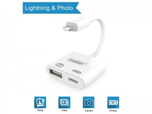 مبدل لایتنینگ به USB/لایتنینگ ارلدام مدل ET-OT43