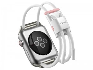 بند اپل واچ بیسوس مدل Lockable Rope Strap for AP Watch Series 3/4/5 42mm/44mm LBAPWA4-B24