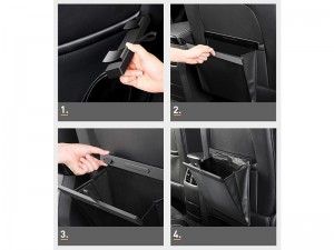 کیسه چرمی چند منظوره داخل خودرو بیسوس Large Garbage Bag CRLJD-A01