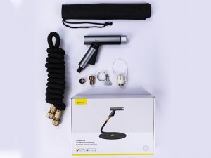 شیلنگ و نازل کارواش بیسوس مدل Simple Life Car Wash Spray Nozzle CRXC01-C01 طول 30 متری