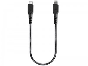 کابل فست شارژ Type-C به Lightning انرژیا مدل FibraTough به طول 30 سانتی‌متر