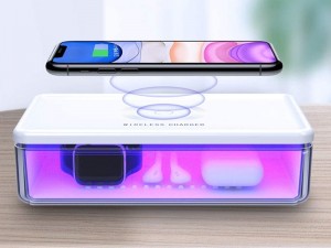 دستگاه ضدعفونی کننده و شارژر وایرلس توتو مدل N52 Wireless Charging Sterilization Box
