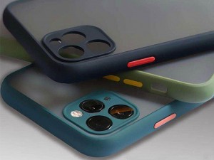 کاور پشت مات دور رنگی مناسب برای گوشی موبایل iPhone 12/12 Pro