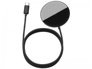 شارژر وایرلس مگنتی بیسوس مدل Simple Mini Magnetic Wireless Charger WXJK-F01