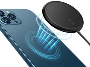 شارژر وایرلس مگنتی بیسوس مدل Simple Mini Magnetic Wireless Charger WXJK-F01