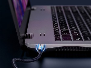 کابل HDMI بیسوس مدل Horizontal 4K HDMI Male to 4K HDMI Male Adapter Cable CADSP-A01 به طول 1 متر