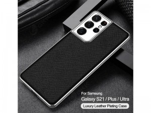 کاور اورجینال لاکچری GKK مدل Luxury Leather Plating Case مناسب برای گوشی موبایل سامسونگ S21 Ultra