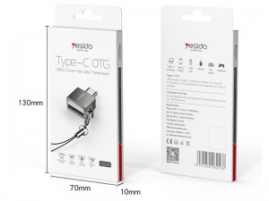 مبدل USB به Type-C یسیدو مدل GS08
