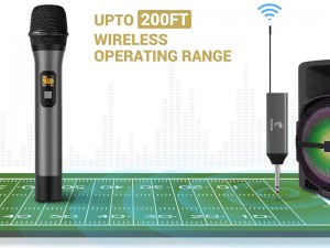 میکروفون بی‌سیم دوتایی تونور مدل TW-630 Wireless Microphone