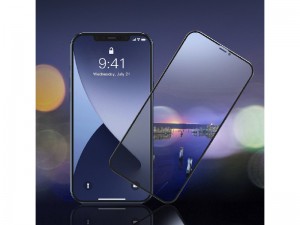 محافظ صفحه نمايش بیسوس مدل Curved Screen Anti-peeping SGAPIPH67N-ATG01 مناسب برای گوشی موبایل اپل iPhone 12 Pro Max (پک 2 عددی)