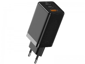 شارژر دیواری فست شارژ 65 وات بیسوس مدل GaN2 Pro CCGAN2P-B01 بهمراه کابل دو سر تایپ سی
