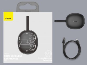 هندزفری بی سیم بیسوس مدل Encok W05 True Wireless Earphones NGW05-01 بهمراه کیس شارژ بی سیم