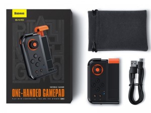 دسته بازی موبایل بیسوس مدل GAMO One-Handed Gamepad GMGA05-01
