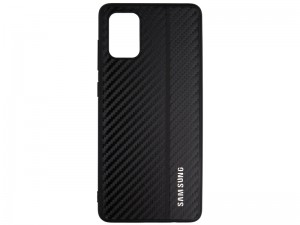 کاور فیبر کربنی مدل Leather Case مناسب برای گوشی موبایل سامسونگ A51