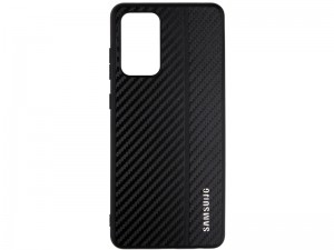 کاور فیبر کربنی مدل Leather Case مناسب برای گوشی موبایل سامسونگ A52