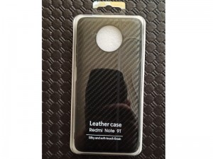 کاور فیبر کربنی مدل Leather Case مناسب برای گوشی موبایل شیائومی Redmi Note 9T