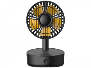 پنکه رومیزی و شارژر وایرلس سریع بیسوس مدل Hermit Desktop Wireless Charger With Oscillating Fan WXYZ-B01