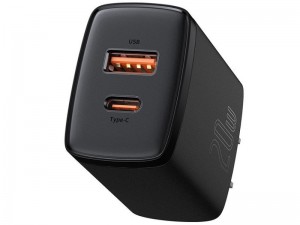 شارژر دیواری فست شارژ 20 وات بیسوس مدل Compact Quick Charger CCXJ-01
