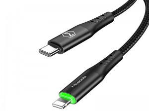 کابل فست شارژ Type-C به Lightning مک دودو مدل CA-7361 به طول 1.8 متر (دارای قطع کن خودکار)