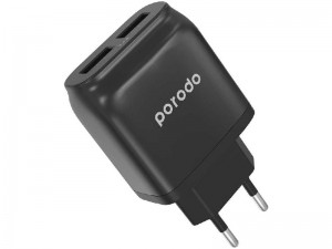 شارژر دیواری فست شارژ پرودو مدل PD-0203LEU بهمراه کابل لایتنینگ