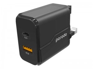 شارژر دیواری 20 وات پرودو مدل PD-18PDUKL بهمراه کابل تایپ سی به لایتنینگ