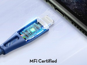 کابل تبدیل Type-C به Lightning راو پاور مدل RP-CB1035 به طول 3 متر