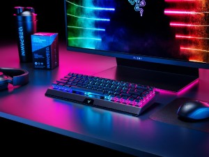 کیبورد بی سیم مخصوص بازی ریزر مدل BlackWidow V3 Mini HyperSpeed