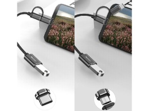 مبدل USB3.0 به MicroUSB/USB-C یسیدو مدل GS02