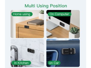 پایه نگهدارنده مگنتی گوشی موبایل و نگهدارنده کابل شارژ یسیدو مدل C113