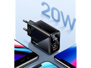 شارژر دیواری فست شارژ 20 وات یوسمز مدل US-CC133