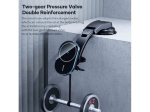 پایه نگهدارنده و شارژر وایرلس مگنتی راک مدل W36 Q1 Apple Magnetic Car Charger