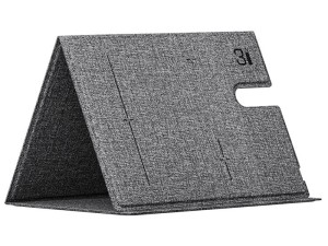 شارژر بی سیم سه کاره راک مدل RWC-0515 Leather 3 in 1 Wireless Charger