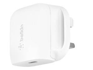 شارژر دیواری فست شارژ 18 وات بلکین مدل Home Charger 1 Port USBC F7U096myWHT