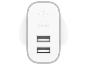 شارژر دیواری بلکین مدل Boost Charge 2-Port Home Charger F7U049mySLV