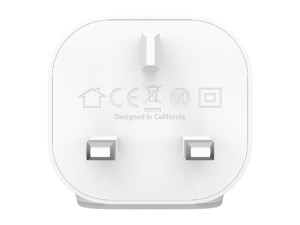 شارژر دیواری 20 وات بلکین مدل WCA003my04WH بهمراه کابل تایپ سی به لایتنینگ