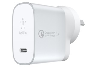 شارژر دیواری 27 وات بلکین مدل Boost Charge USB-C Home F7U074mySLV