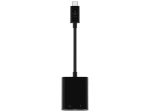 مبدل تایپ سی به تایپ سی صدا و پورت شارژ بلکین مدل F7U081btBLK