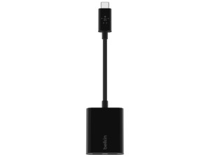 مبدل تایپ سی به تایپ سی صدا و پورت شارژ بلکین مدل F7U081btBLK