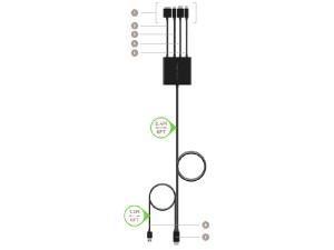 مبدل HDMI به مولتی پورت Multiport بلکین مدل B2B166
