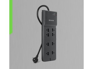 چند راهی برق بلکین مدل Outlet Commercial Surge Protector 8 Cord BE108000-08