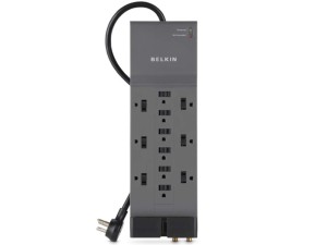 چند راهی برق بلکین مدل Outlet Home/Office Surge Protector with 8-foot cord BE1082008