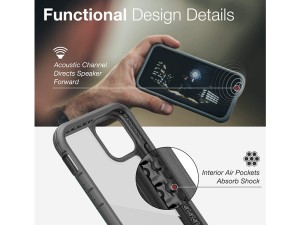 کاور ایکس دوریا مدل Defense Shield مناسب برای گوشی موبایل iPhone 13 Pro Max/iPhone 12 Pro Max