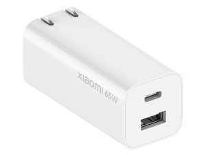 شارژر دیواری فست شارژ 65 وات شیائومی مدل AD652G GaN Charger بهمراه کابل دو سر تایپ سی