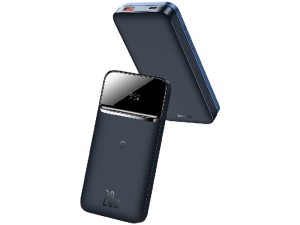پاور بانک وایرلس 10000 میلی آمپر مگنتی بیسوس مدل Magnetic Wireless Quick Charge PPCXW10 PPMT-03
