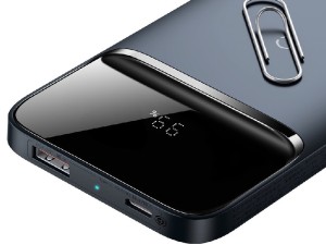 پاور بانک وایرلس 10000 میلی آمپر مگنتی بیسوس مدل Magnetic Wireless Quick Charge PPCXW10 PPMT-03