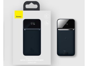 پاور بانک وایرلس 10000 میلی آمپر مگنتی بیسوس مدل Magnetic Wireless Quick Charge PPCXW10 PPMT-03
