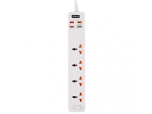 چند راهی برق گرین مدل GNPS3MQCBK (دارای 4 پورت USB)