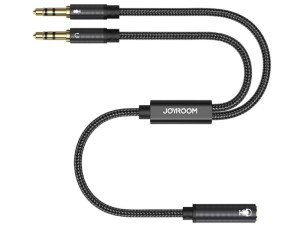 کابل انتقال صدای دو سر جویروم مدل Headphone female to 2-male Y-splitter audio cable SY-A05