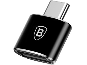 مبدل USB به Type-C بیسوس مدل Mini USB female to Type-C male adapter converter CATOTG-01