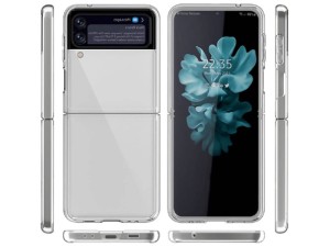 کاور شفاف مدل JOWAY مناسب برای گوشی موبایل سامسونگ Z Flip 3